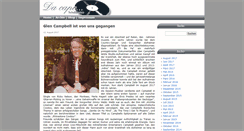 Desktop Screenshot of blog.dacapo-records.de