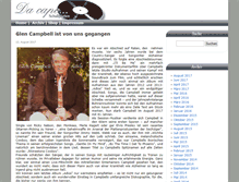 Tablet Screenshot of blog.dacapo-records.de